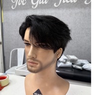 Fashionable full-head men's wig T333 can be cut to create many styles.