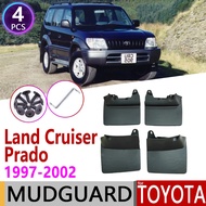 Mudflap for Toyota Land Cruiser Prado LC90 FZJ90 90 1997~2002 Fender Mud Guard Splash Flaps Mudguard