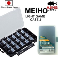 Meiho Light Game Case J Clear × Black & Slit Foam Case F-9 Set