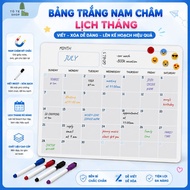 Fridge Magnetic Monthly Planner Calendar with Erasable Pen Monthly Planner Notes