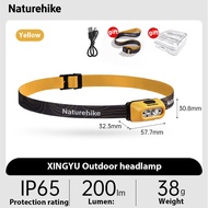 Naturehike Lightweight Rechargeable Headlamp for Outdoor Hiking Repairing Waterproof Climbing LED He