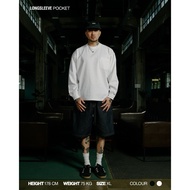 Popgun Studio Pocket Longslevee Regular Tee Hydro 16s T-Shirt 230 Gsm