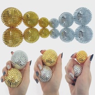 1 คู่โยคะฟิตเนส Ball Magnetic Therapy เครื่องนวดแม่เหล็กมือฝังเข็ม Ball Acupoint เข็มนวดผู้ชายผู้หญิ