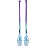 SASAKI Rhythmic Gymnastics Gradation Rubber Clubs 44cm, FIG Approved M-34GH-F M34GHF Pink Purple