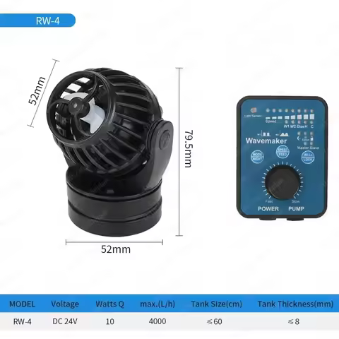 Jebao wave pump sea tank current pump rw4 rw8 rw15 rw20