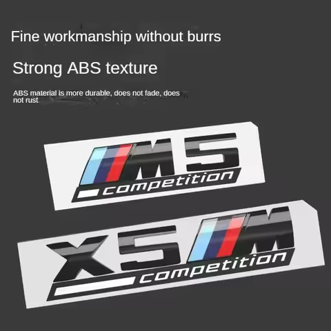 Competition Car Trunk Badge Emblem Thunder Edition Sticker For BMW M 1M 2M 3M 4M 5M 6M 7M 8X1M X2M X