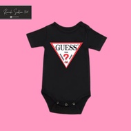HITAM T-shirt baby Clothes Brand GUESS jumper baby kids Short T-Shirt distro logo WASHED USA JEANS t