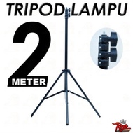 Tripod 2 Meter - Tripod Light Stand Studio Foto 2 Meter - Tripod