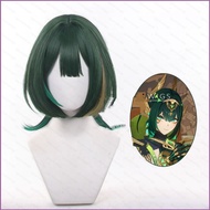 HT5 Genshin Impact Nefer Cosplay Wig Anime Hair Hairpiece Heat Resistant Halloween Party TH5