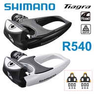 SHIMANO SPD-SL R540 Road Bicycle Pedals Self Locking Pedal Cletas Pedal with SM-SH11 Attachment