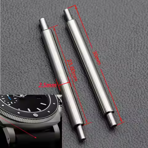 24MM Link Pins Fat Spring Bars Fit Panerai Submersible Luminor Radiomir Watch Strap Accessories Repa