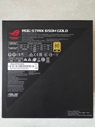 ASUS ROG STRIX 650W Gold 金牌 火牛 100%可用， 極小用，只作備用牛