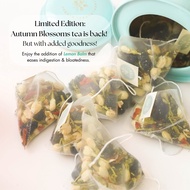 Mid Autumn Tea Autumn Blossoms Eco Pouch - Jasmine, Osmanthus Caffeine Free Herbal Tea | TILY TEA