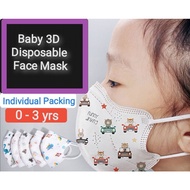 Baby Mask age 0-3yrs  baby face mask baby Mask 1 year kids mask baby 3D mask