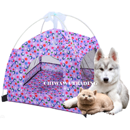 【Large Size】 Pets Dog Cat Tents Portable Folding Waterproof Outdoor Travel Home Pet House Bed Kennel Cage Ant-catch