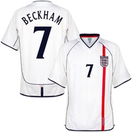 England 2002 Home Retro Soccer Jersey Football Shirts