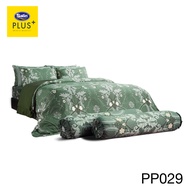 Satin Plus ใหม่ นุ่มมาก ชุดเซ็ท ผ้าปูที่นอน3.5 ฟุต (3 ชิ้น) + ผ้านวม 60"x80" พิมพ์ลาย New Collection