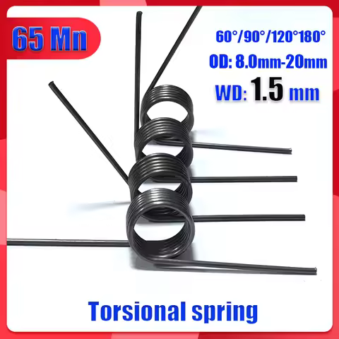 Wire Diameter of 1.5 mm V-shaped Springs with a Torsional Springs Miniature Torsional Springs Return