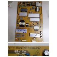 Sharp 4T-C60AH1X Power board:RUNTKB748WJN2 Tcon+ribbon:RUNTK0334FV LVDSButton+sensor
Backlight