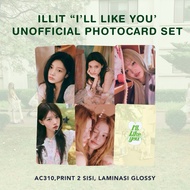 [SET] ILLIT ‘ I'M BUT YOU Aunt With Ver. To Ver. Between Cer. Unofficial Photocard Set Wonhee Yunah 