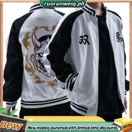 HOLOUN Anime Tokyo Revengers Nahoya Kawata Cosplay Costume Smiley Double Evil Jacket Embroidered