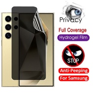 For Samsung Galaxy S24 Ultra S23 S22 S21 S20 S10 S8 S9 Note 20 8 9 10 Ultra Plus FE Anti Spy Privacy Soft Hydrogel Screen Protector Film