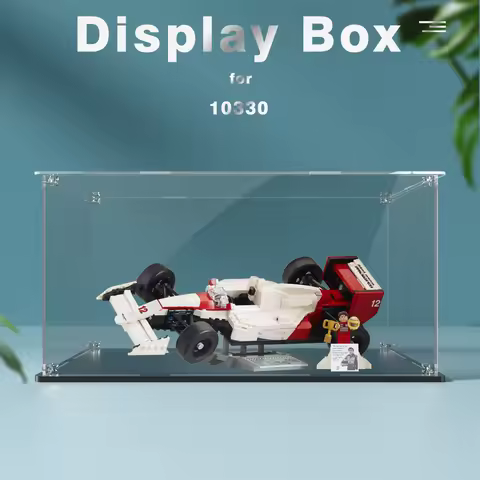 Acrylic display box for lego 10330 display case for Ayrton Senna building block dustproof clear mode