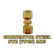 CONNECTOR STEEL STR (7PCS) M15 X M15 - 7PCS-STR-M15