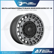 Fuel Offroad Militia – Anthracite / Matte Black 20x10 ET-18 6x139.7 (1 Piece) Wheels Sportrims Offro