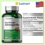 Viên uống nhân sâm Ấn Độ Ashwagandha 4500mg Horbaach [Hàng Mỹ]