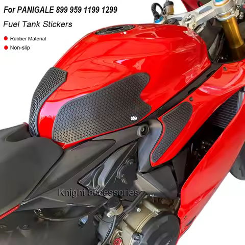 For PANIGALE V2 899 959 1199 1299 Side Fuel Tank Pads Protector Stickers Knee Grip Traction Pad