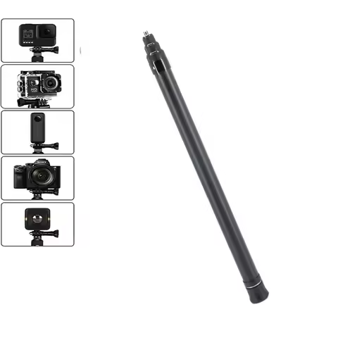 Ultra Long 5M /197 Inch Extension Carbon Fiber Invisible Selfie Stick for Insta360 X4 Insta 360 X3 O