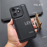 Itel A70 Case Pro Leather Black Itel A70