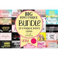 25 Special Fonts Bundle