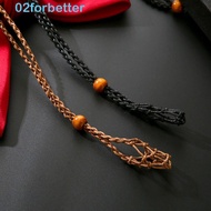 FORBETTER Crystal Necklace Holder For Bracelet Necklace Jewel DIY Braided Empty Stone Holder