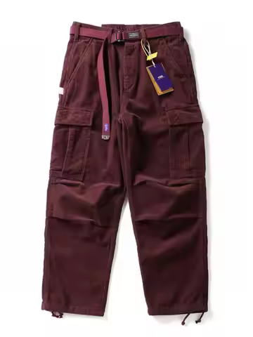 Japanese KAPITAL Vintage Pants Men's Autumn Straight Leg Casual Pants American Retro Trendy Pocket P