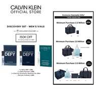 [DISCOVERY SET] Calvin Klein Mens Vials Perfume Set - CK Defy EDP 1.2ml CK Defy Parfum 1.2ml CK Eter