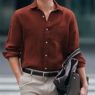 KEMEJA COUNTRY ROAD linen shirt men's shirt