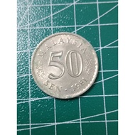 Syiling Lama Malaysia 50 sen 50 cent Coin 1981.