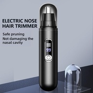 Electric Nose Hair Trimmer Men's Rechargeable Nose Nostrils Shave Clean Trimmer Hair M0w8