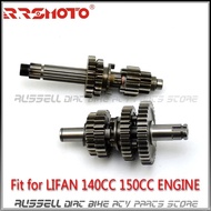 Counter Shaft Transmission Gear kits  4 up 140CC 150CC 17mm  LIFAN For Lifan 140cc 150cc SDG SSR Pir