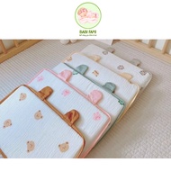 Monona Muslin Bear Ear Anti-suffocation Latex Pillow for babies from birth