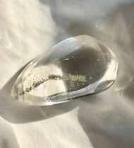 巴西翠綠幽靈水晶吊咀 原石 水晶 擺設 phantom quartz pendant j