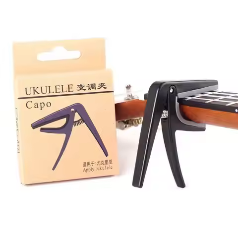 Ukulele Capo 4 Strings Professional Guitar Capos Single-handed Quick Change Ukelele Capo Guitar Part