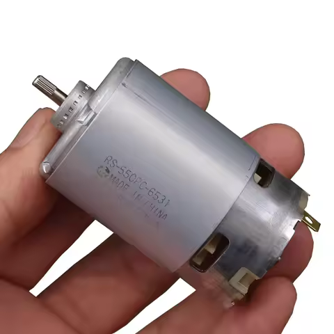 Mabuchi RS-550PC-6531 Mini 550 Motor DC 18V 23500RPM High Speed Power Large Torque Motor Knurled Sha