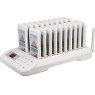 Retekess TD172 Pager System, Wireless Calling System, 1-999s Adjustable, Beeping, 20 pagers, 300mAh 