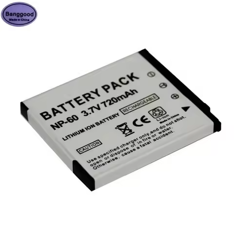 3.7V 720mAh CNP-60 NP-60 CNP60 NP60 Digital Camera Battery Pack for Casio Exilim Zoom EX-S10 EX-Z20 
