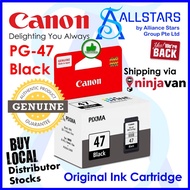 (ALLSTARS)  Original Canon PG-47 / PG47 Black Ink Cartridge / 9057B001AA (For Printer Model : Canon 
