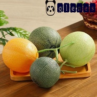 GLENES Artificial Cantaloupe Melon, Foam Plastic Fake Cantaloupe Melon, Toy Decorative Props Lifelik