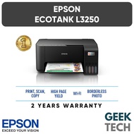 EPSON EcoTank L3250 WiFi/L3210 A4 All-in-One Refillable Ink Tank Printer (1 Set of Original Epson In